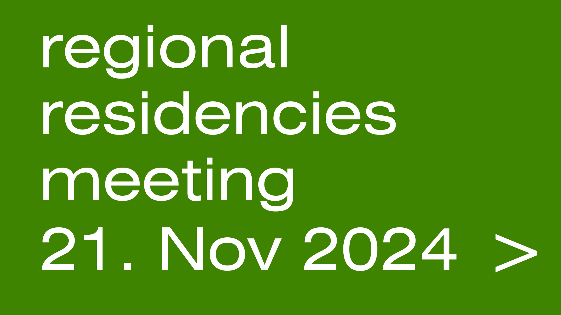 treffen 21nov Residencies